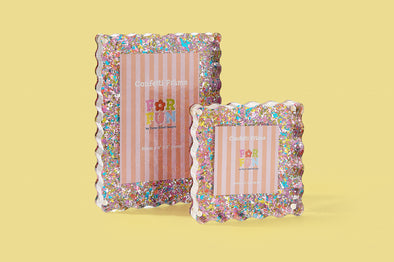 For Fun - Happy Confetti Frame Medium