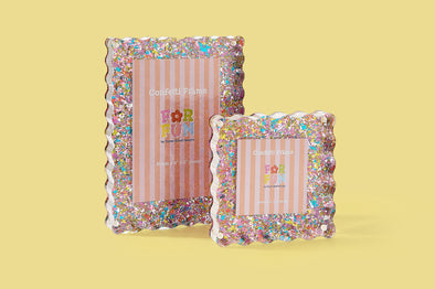 For Fun - Happy Confetti Frame Small