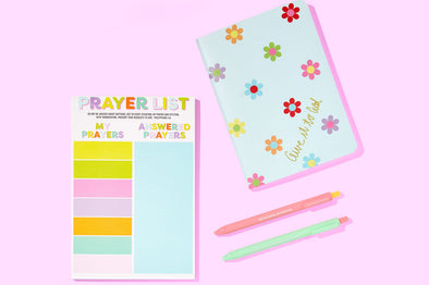 Colorful Prayer List Notepad