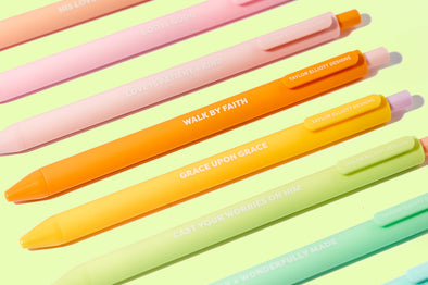 Faith Set of 10 Colored Gel Pens