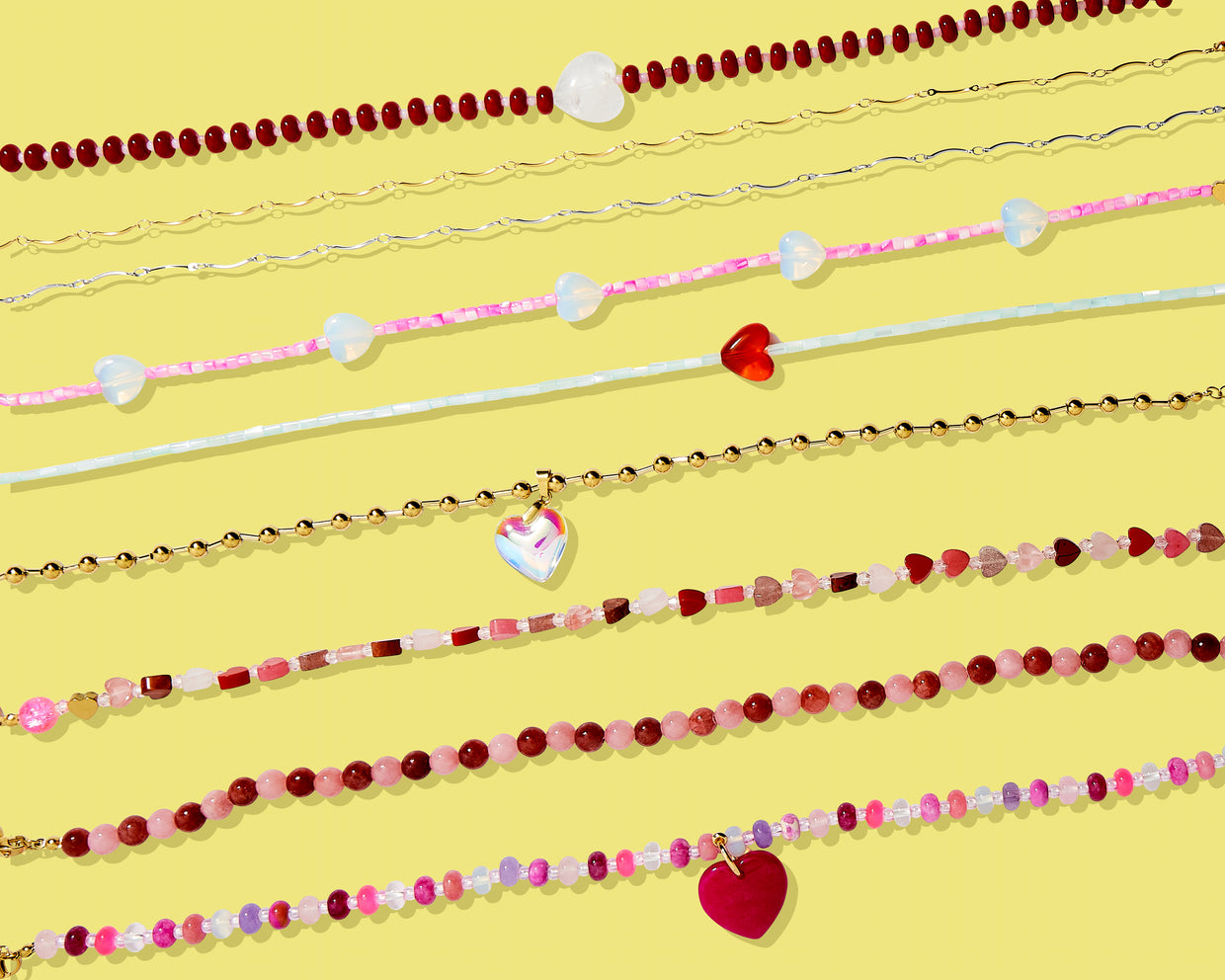 Kendall Chain Heart Necklace