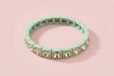 Zoe Mint Green Bracelet