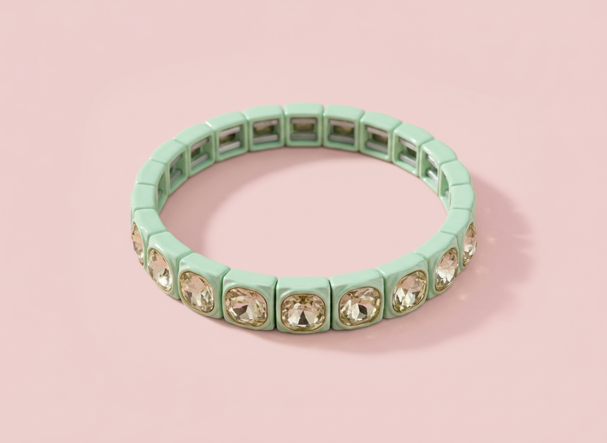 Zoe Mint Green Bracelet