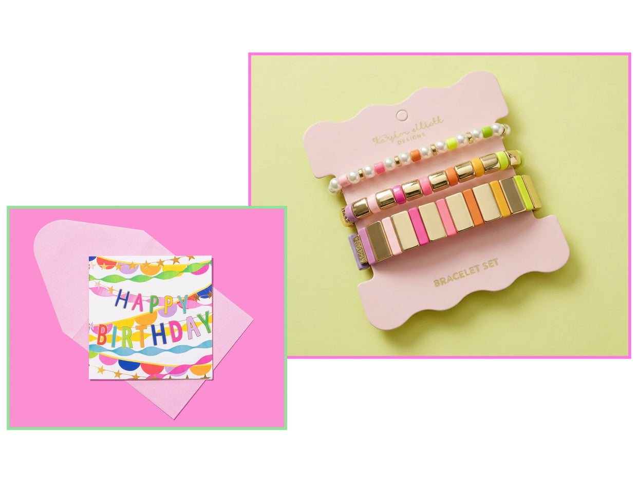 Happy Birthday Bracelet Gift Bundle