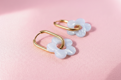 Piper Pearl Flower Earrings