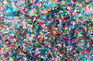 Colorful Confetti Placemat + Desk Mat