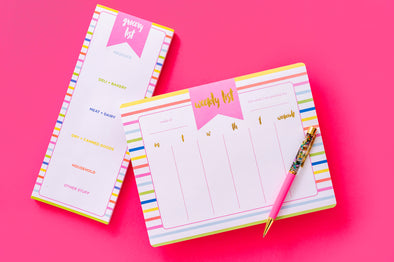 Striped Weekly Planner
